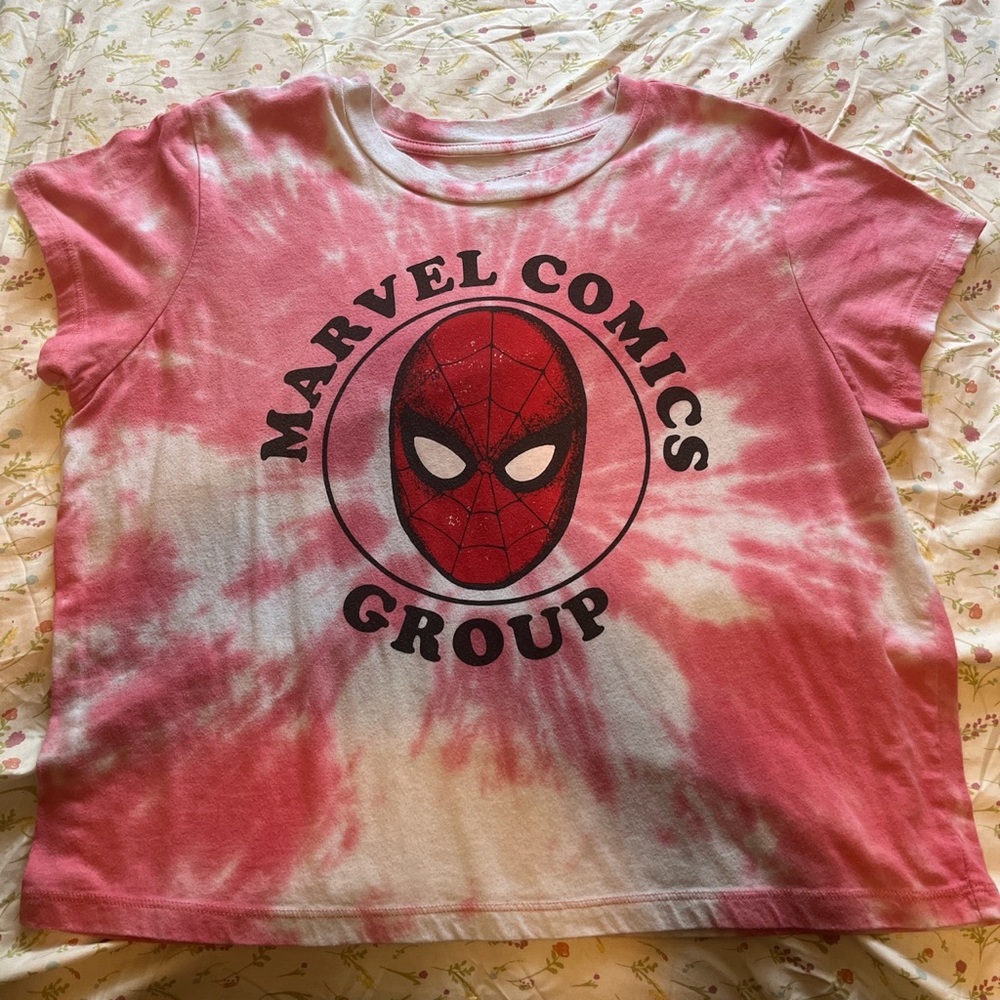 XL spider-man tie dye shirt